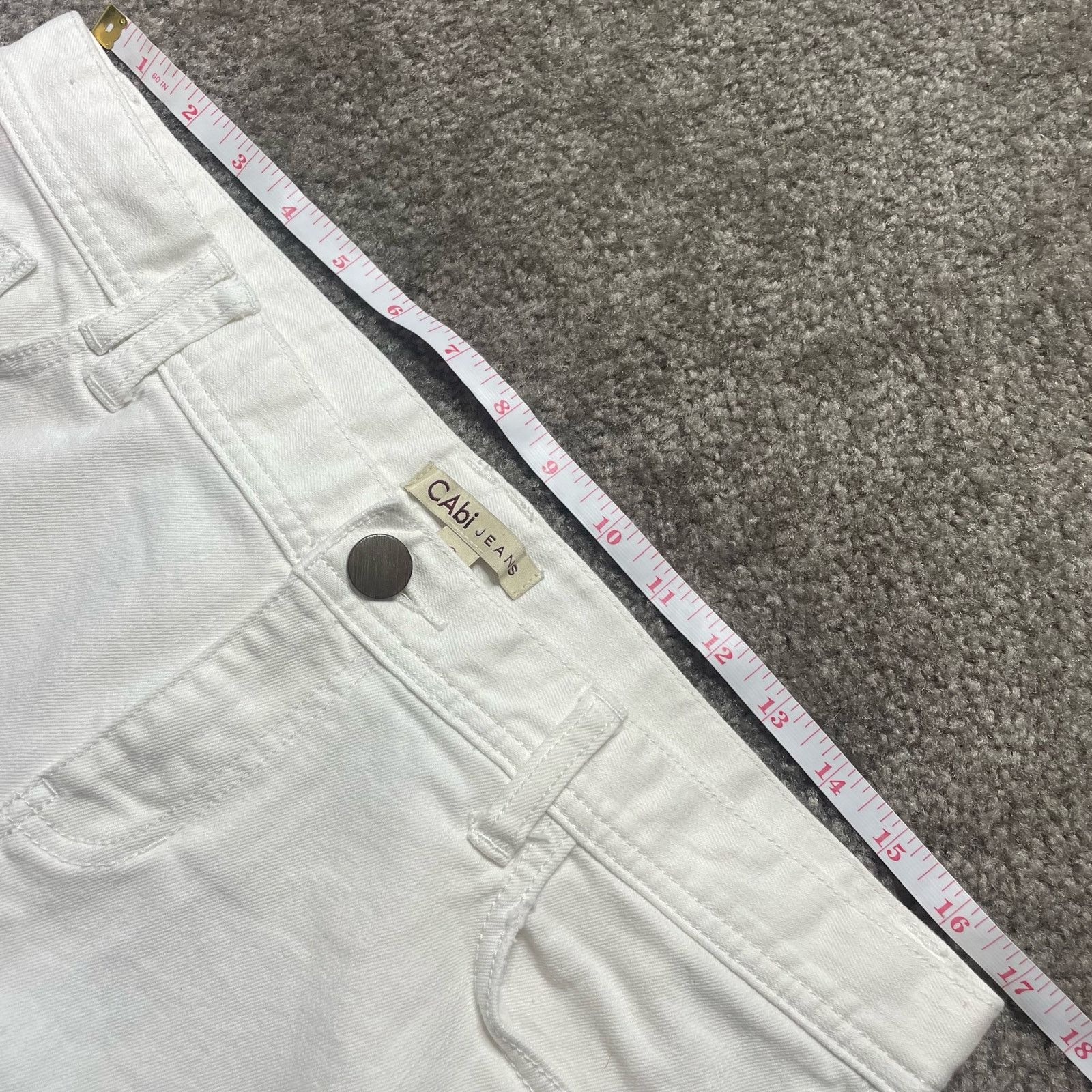 Other NWOT CAbi White Denim Shorts Size 30" / US 8 / IT 44 - 9 Thumbnail