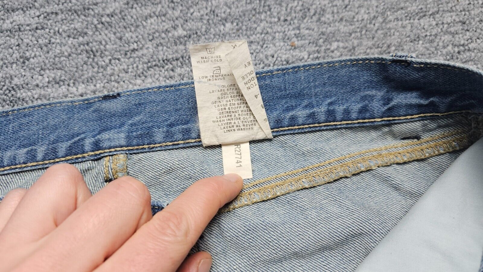 Calvin Klein Vintage Y2K Calvin Klein Low Rise Flare Bootcut Jeans W32 Size 32" / US 10 / IT 46 - 6 Thumbnail