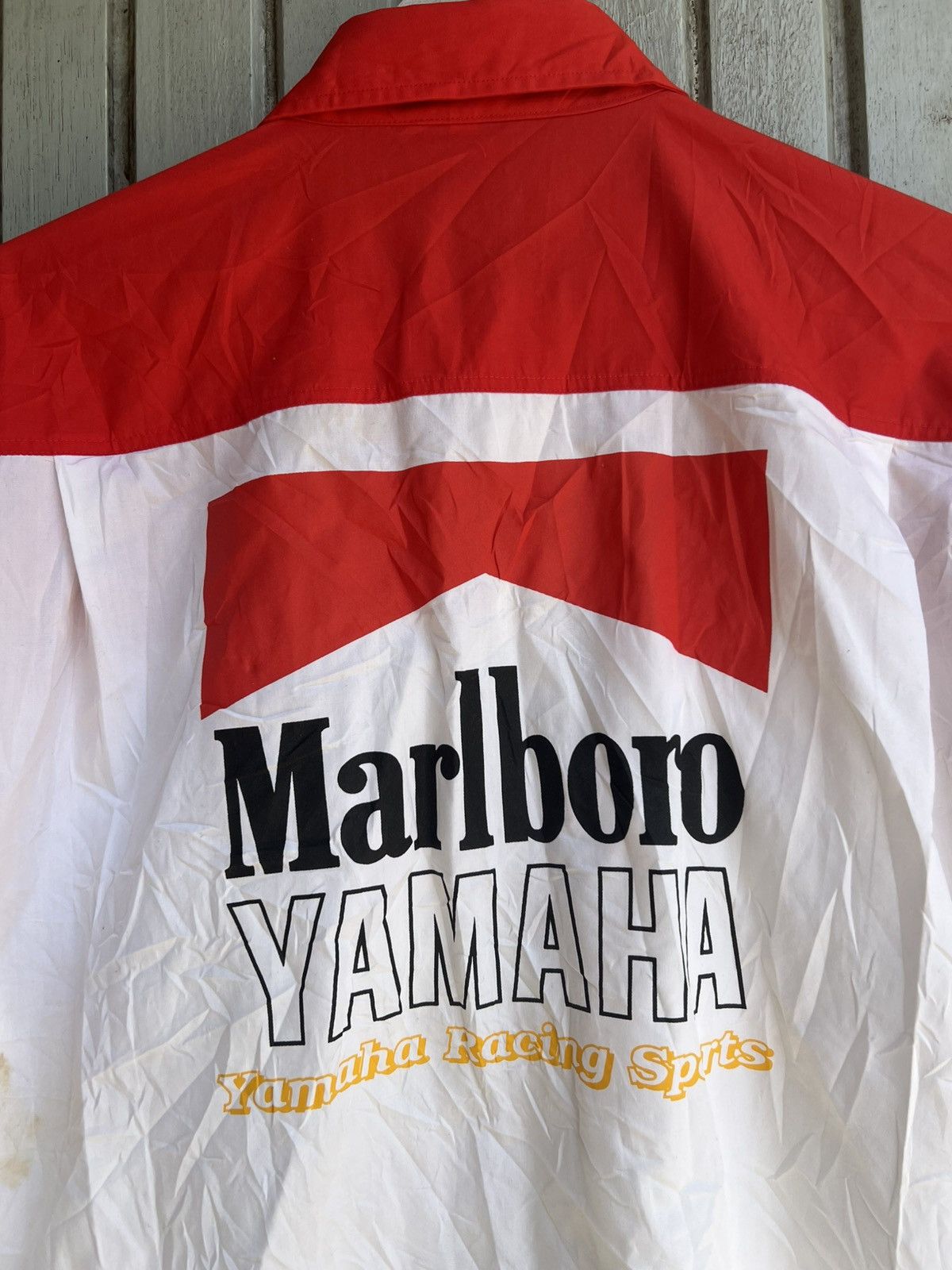 Japanese Brand × Marlboro × Yamaha Yamaha marlboro shirt button down Size US XL / EU 56 / 4 - 7 Thumbnail