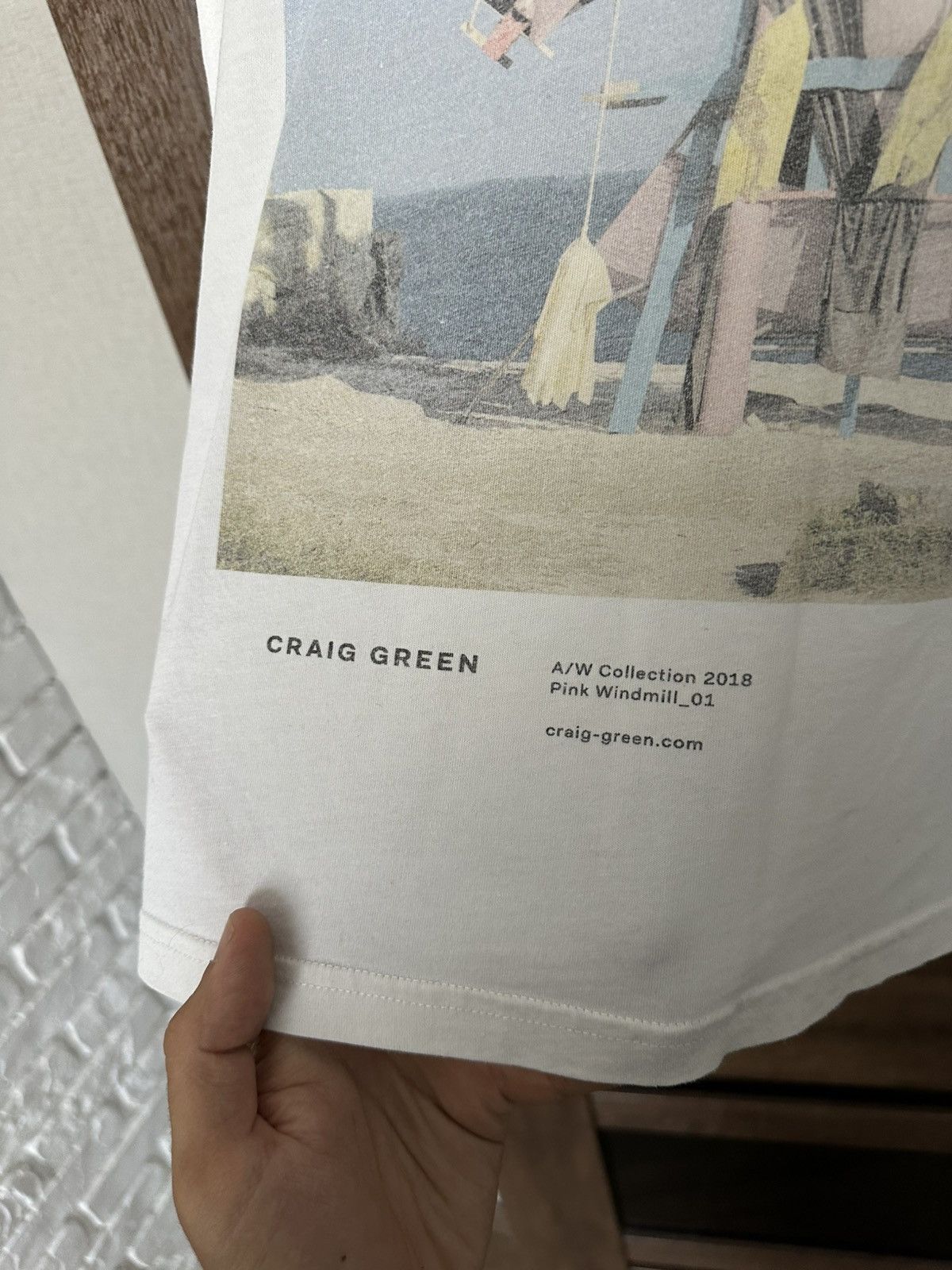Craig Green A/W 2018 Craig Green Windmill Logo T-Shirt Size US XL / EU 56 / 4 - 9 Thumbnail