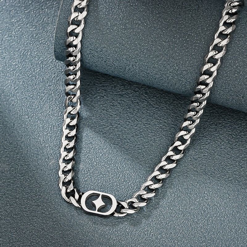 Other Star Link Chain Necklace for Men Women Unisex Hip Hop Style Size ONE SIZE - 3 Thumbnail