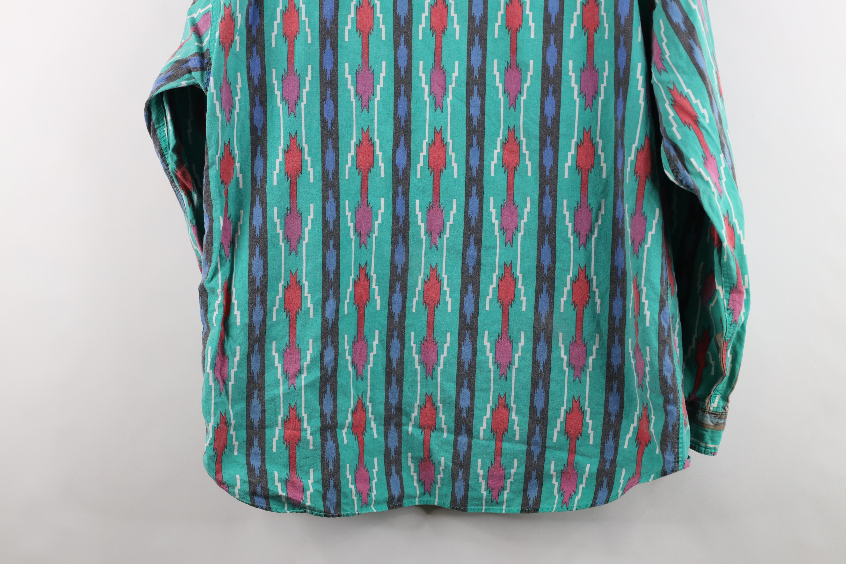 Vintage Vintage 90s Streetwear Rodeo Cowboy Button Shirt Cotton Size US L / EU 52-54 / 3 - 14 Thumbnail