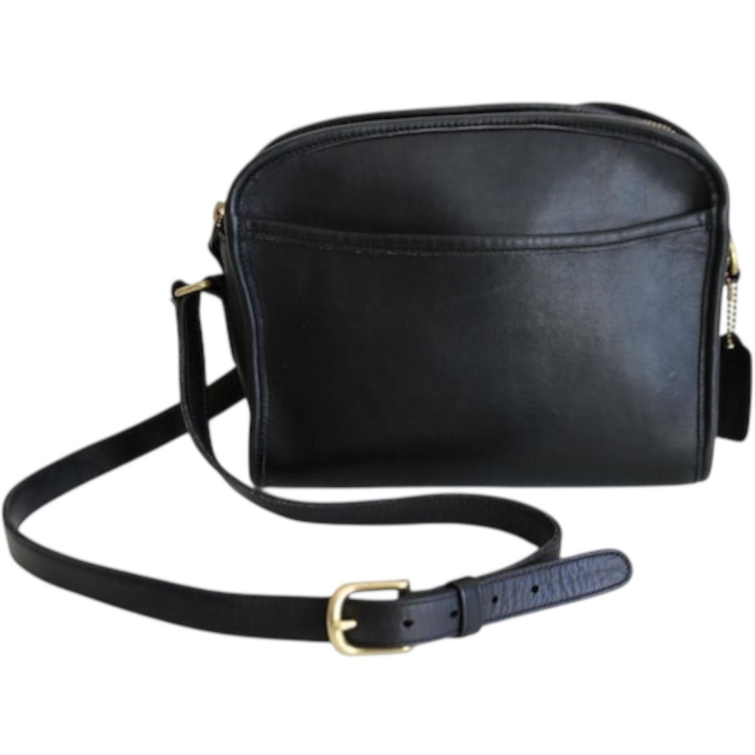 VTG Coach Metropolis Zip Crossbody Shoulder Bag Black 9087, Women's
