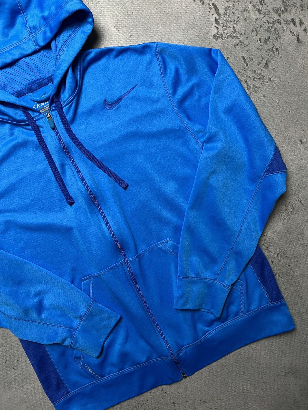 Nike Nike Vintage Zipper Track Jacket Therma - Fit Swoosh Logo Size US M / EU 48-50 / 2 - 2 Thumbnail