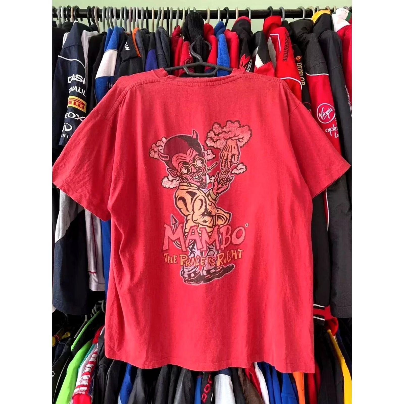 Mambo VINTAGE Mambo Tshirt T-Shirt Mens L Red 1995 Psychedelic The Price Is Right Tee Shirt Men’s Size L Size US L / EU 52-54 / 3 - 2 Thumbnail