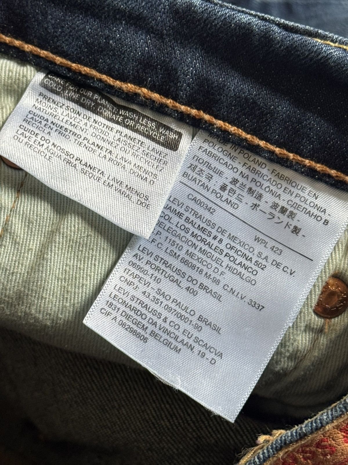 Levi's Levi’s 33/34 527 flared denim pants jeans trousers Y2K blue Size US 33 - 14 Thumbnail