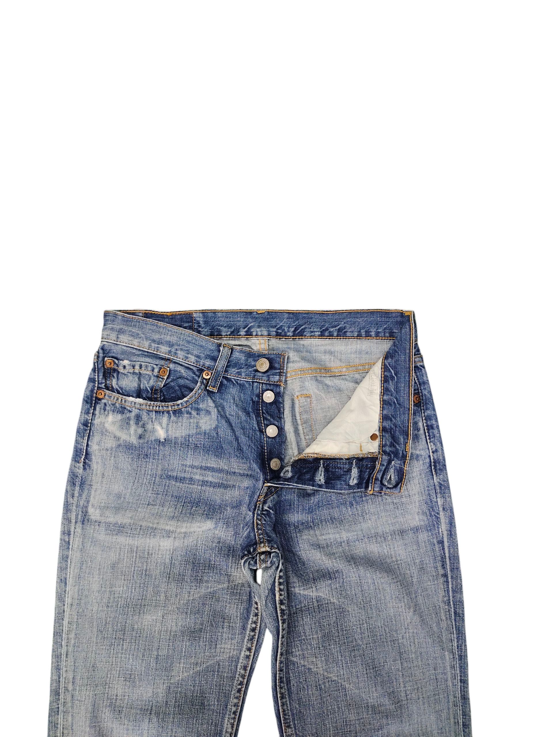 Levi's Vintage Levis 501 Clawmark Distress Jeans Hedi Slimane Size US 30 / EU 46 - 8 Thumbnail