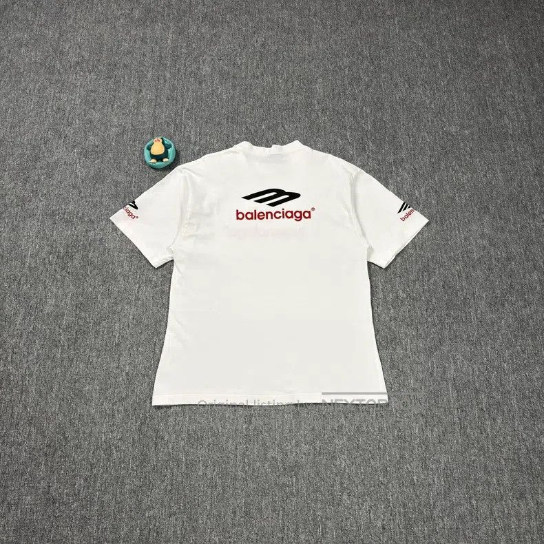 Balenciaga Balenciaga Embroidered Slogan Short Sleeve Size US M / EU 48-50 / 2 - 7 Thumbnail