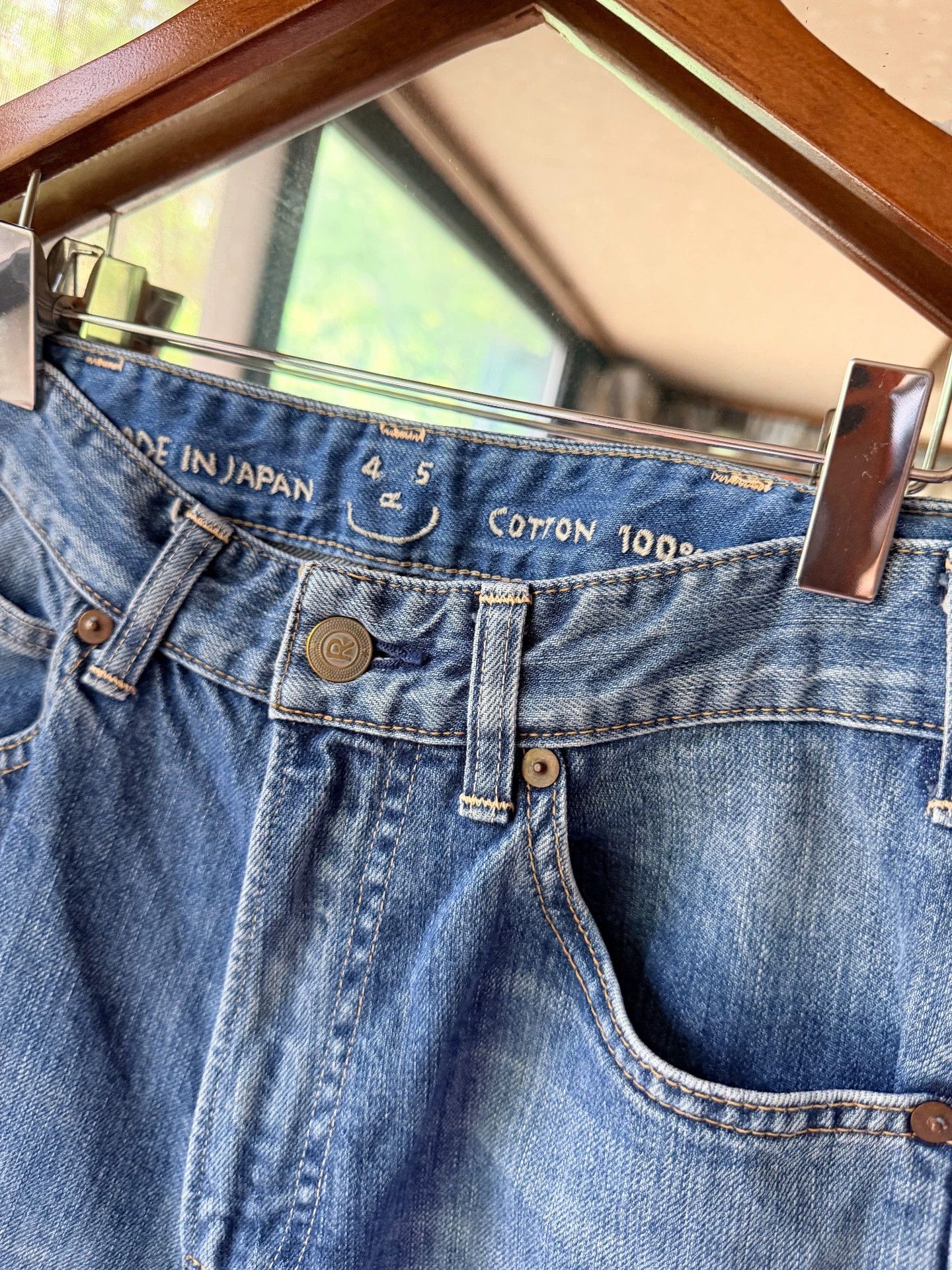 45rpm 45r/45rpm Charlotte Classic Jeans Women's 26 (1W1W) Size 26" / US 2 / IT 38 - 3 Thumbnail