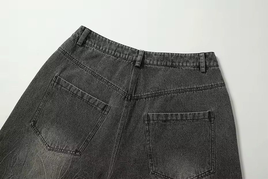 Other Washed Graphic Anime Distressed Baggy Shorts Size US 34 / EU 50 - 11 Thumbnail