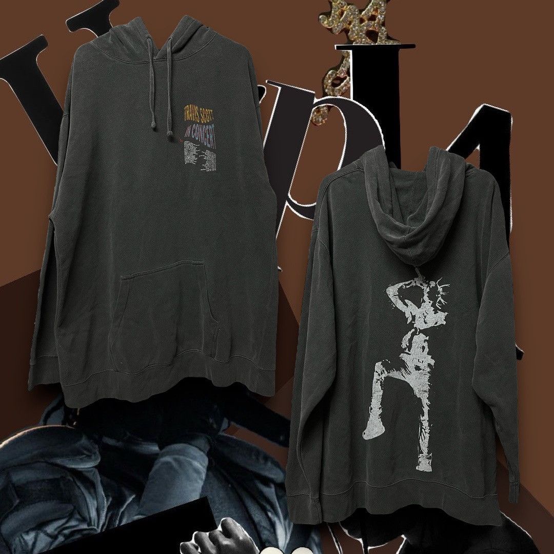 Rap Tees × Travis Scott Rare Travis Scott in Concert 2016 USA tour hoodie Size US XL / EU 56 / 4 - 1 Thumbnail
