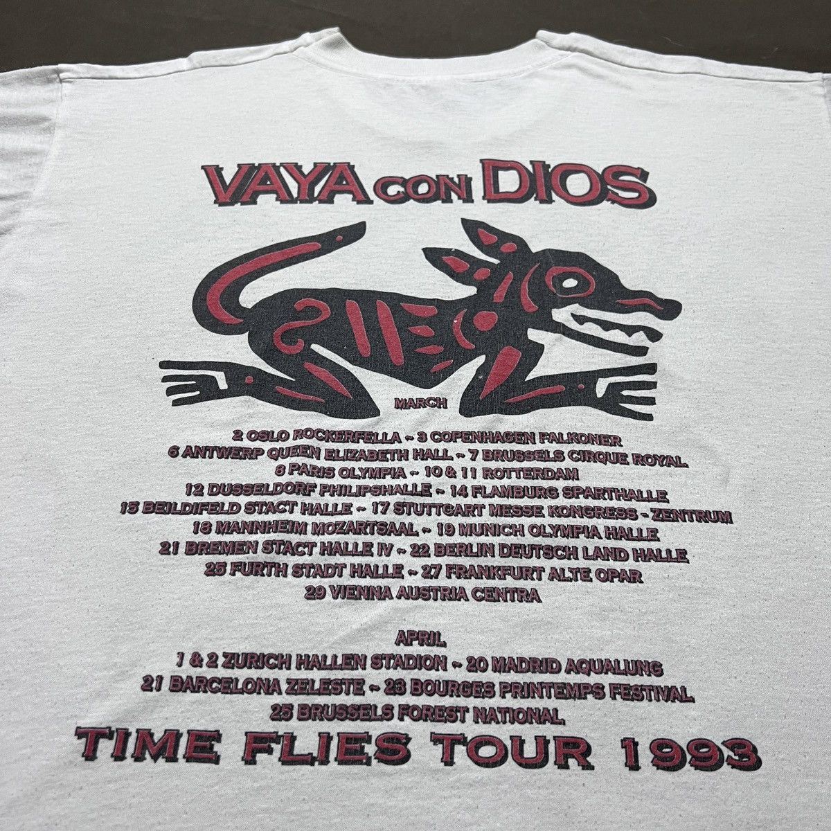 Band Tees Rare Vintage 90s Vaya Con Dios Tour Tee XL jazz rock Blues Size US XL / EU 56 / 4 - 14 Thumbnail
