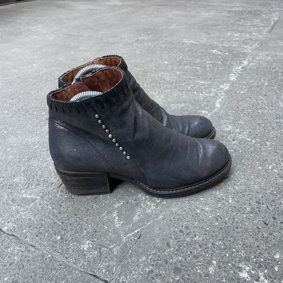 A.S.98 Vintage A.S 98 Biker Leather Ankle Boots Size US 8 / IT 38 - 5 Thumbnail