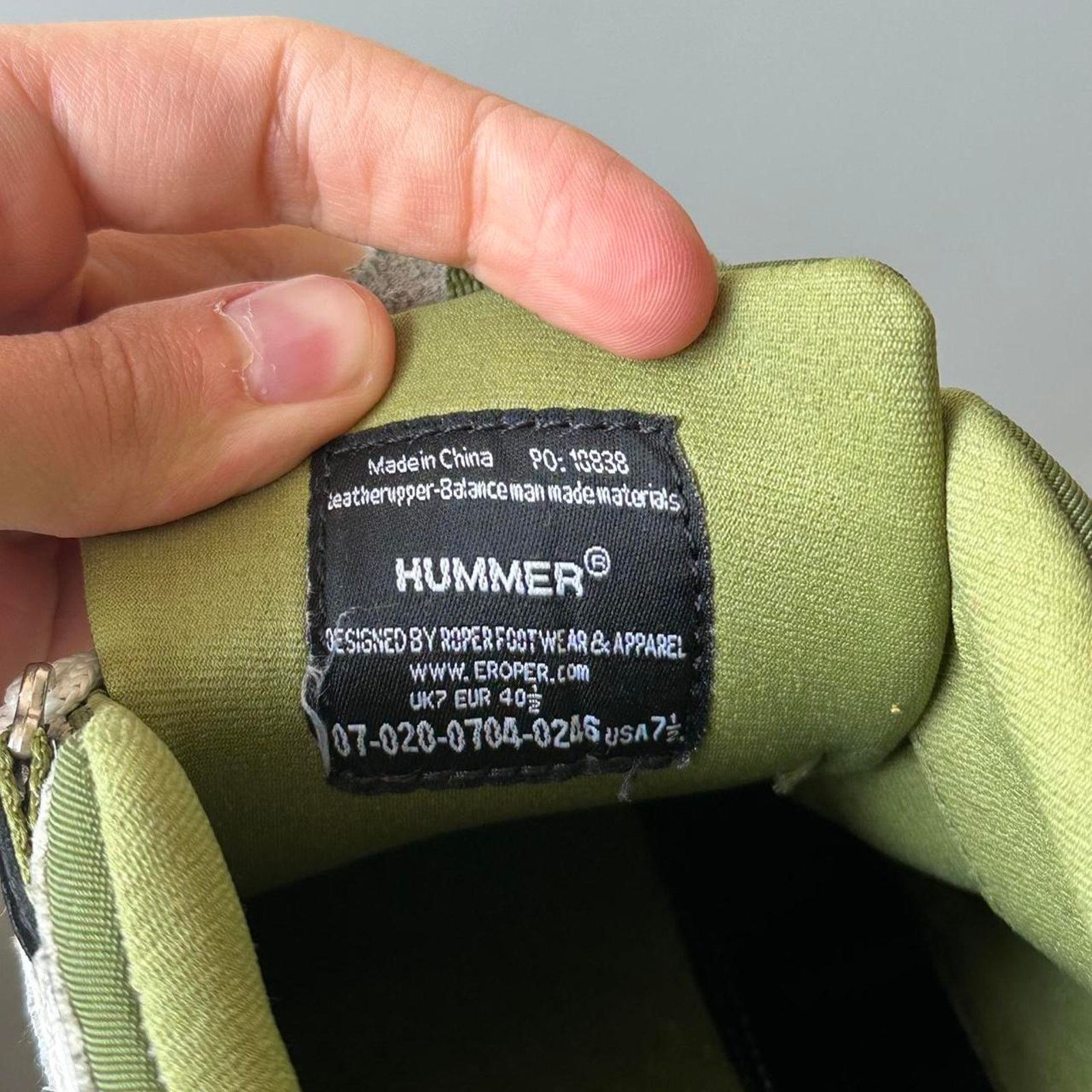 Other × Vintage Vintage Green Hummer Truck Car Low Top Sporty Sneaker Shoe Size US 8 / EU 41 - 8 Thumbnail
