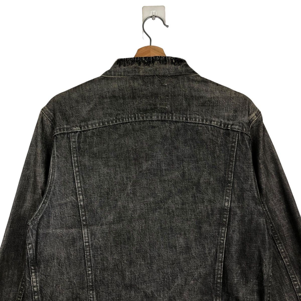 Helmut Lang 🔥VINTAGE HELMUT LANG CLASSIC DENIM TRUCKER JACKET BIKER Size US M / EU 48-50 / 2 - 11 Thumbnail