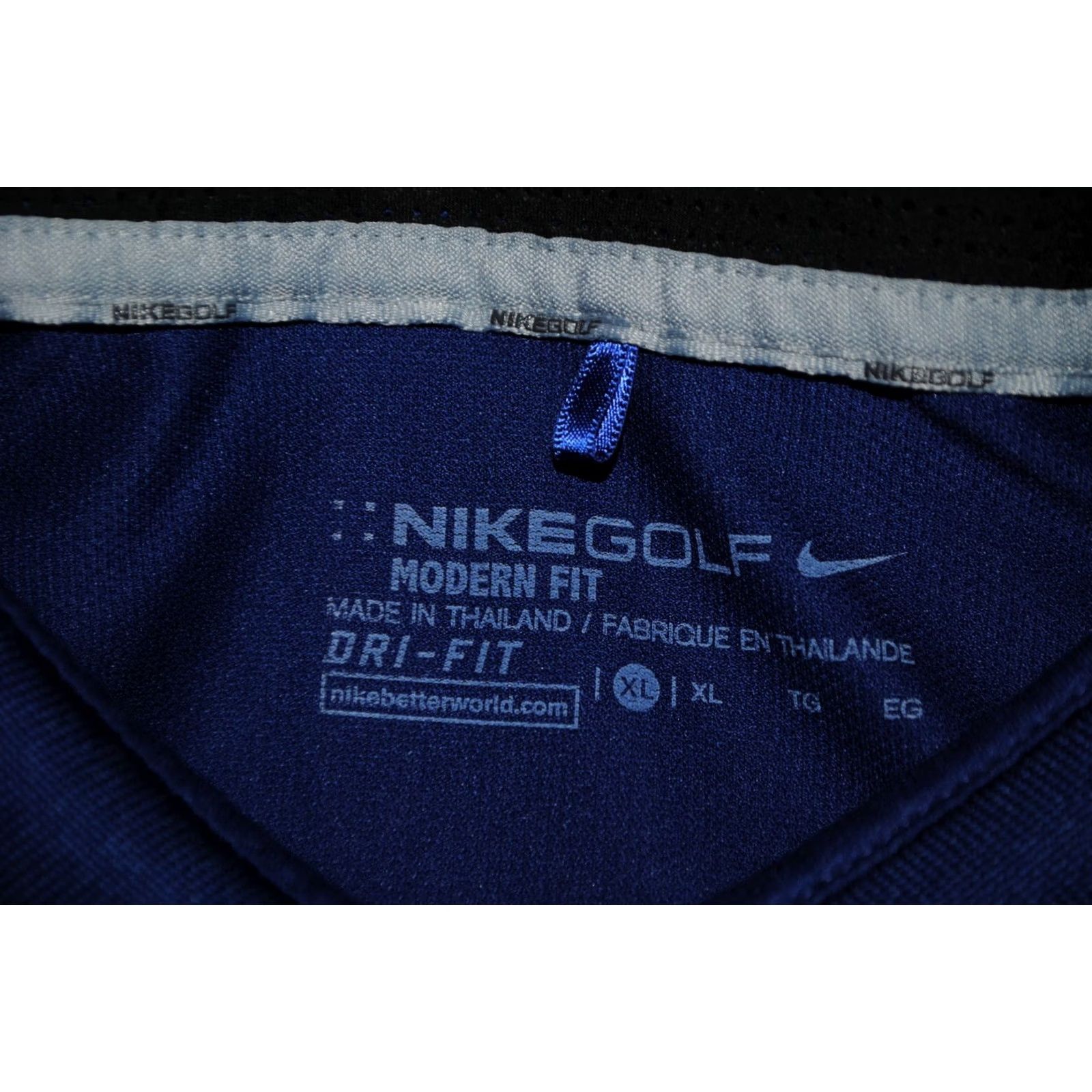 Nike NIKE GOLF POLO SHIRT XL BLUE MENS Size US XL / EU 56 / 4 - 4 Thumbnail