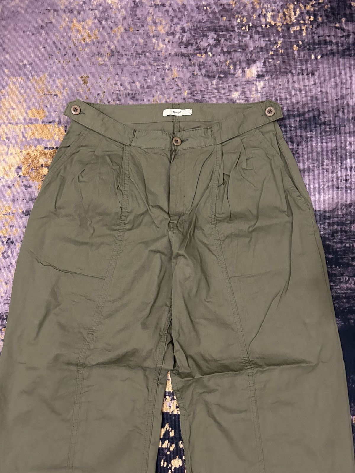 Japanese Brand Rooof Baggy Wide Leg Pants Size US 31 - 4 Thumbnail