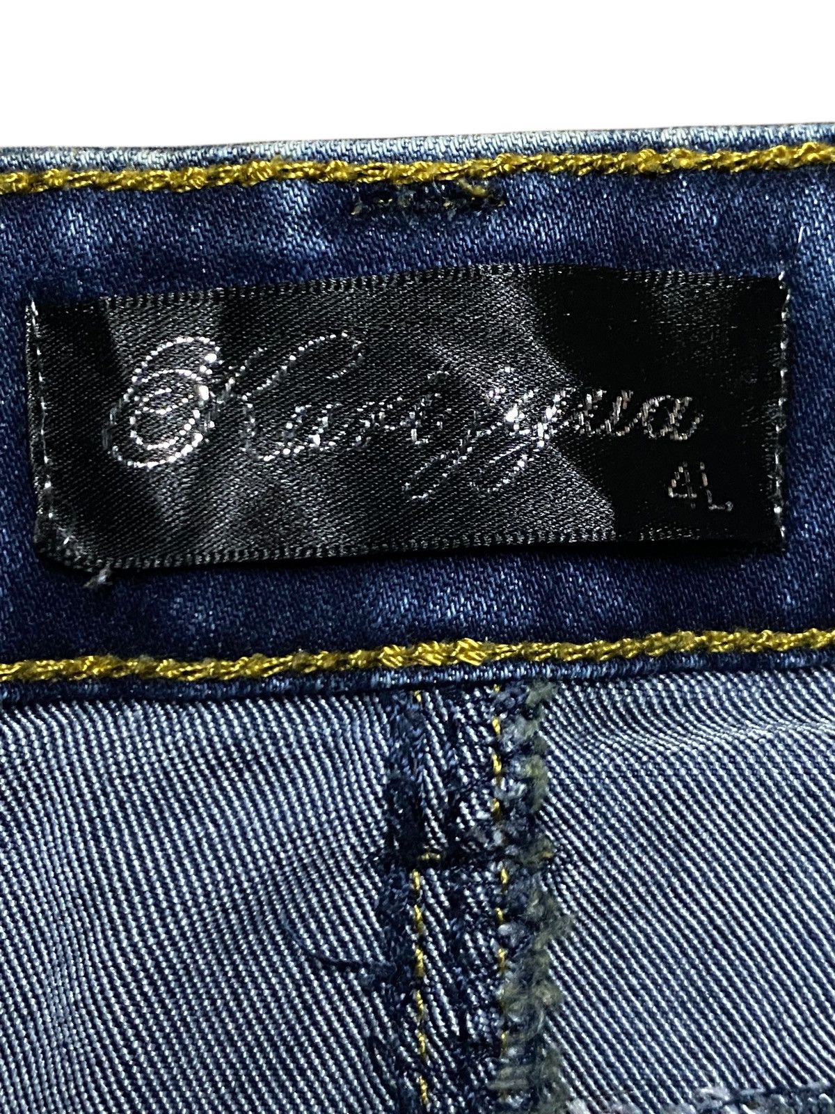 Japanese Brand Y2K Star Patch Harajuku Streetwear Style Bold bleached wash Size US 36 / EU 52 - 14 Thumbnail