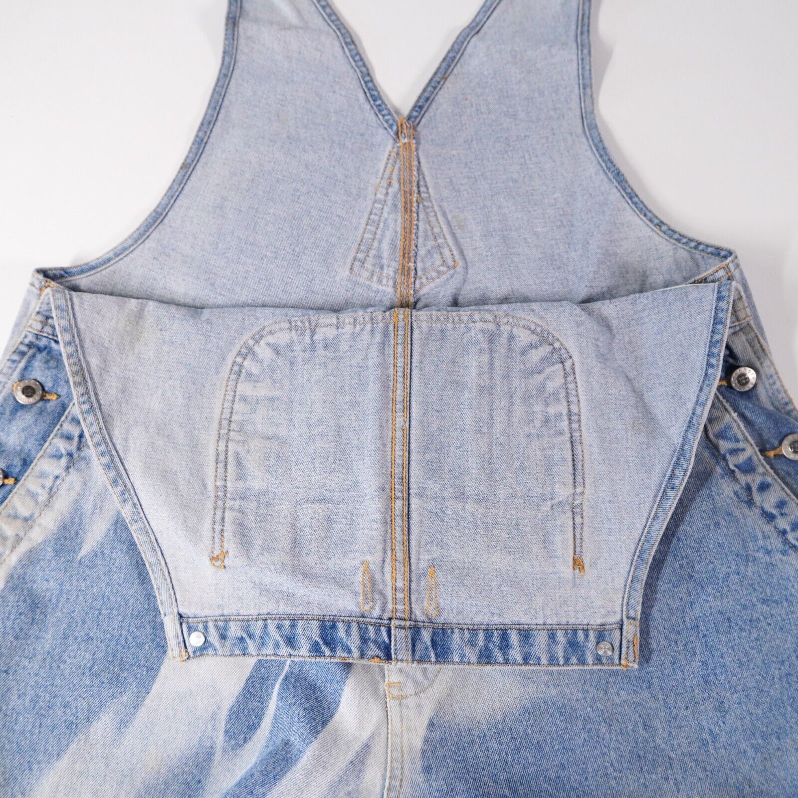 Anchor Blue Anchor Blue Vintage Overalls Cotton Denim Jeans Pants Slacks Size 36" / US 14 / IT 50 - 8 Thumbnail