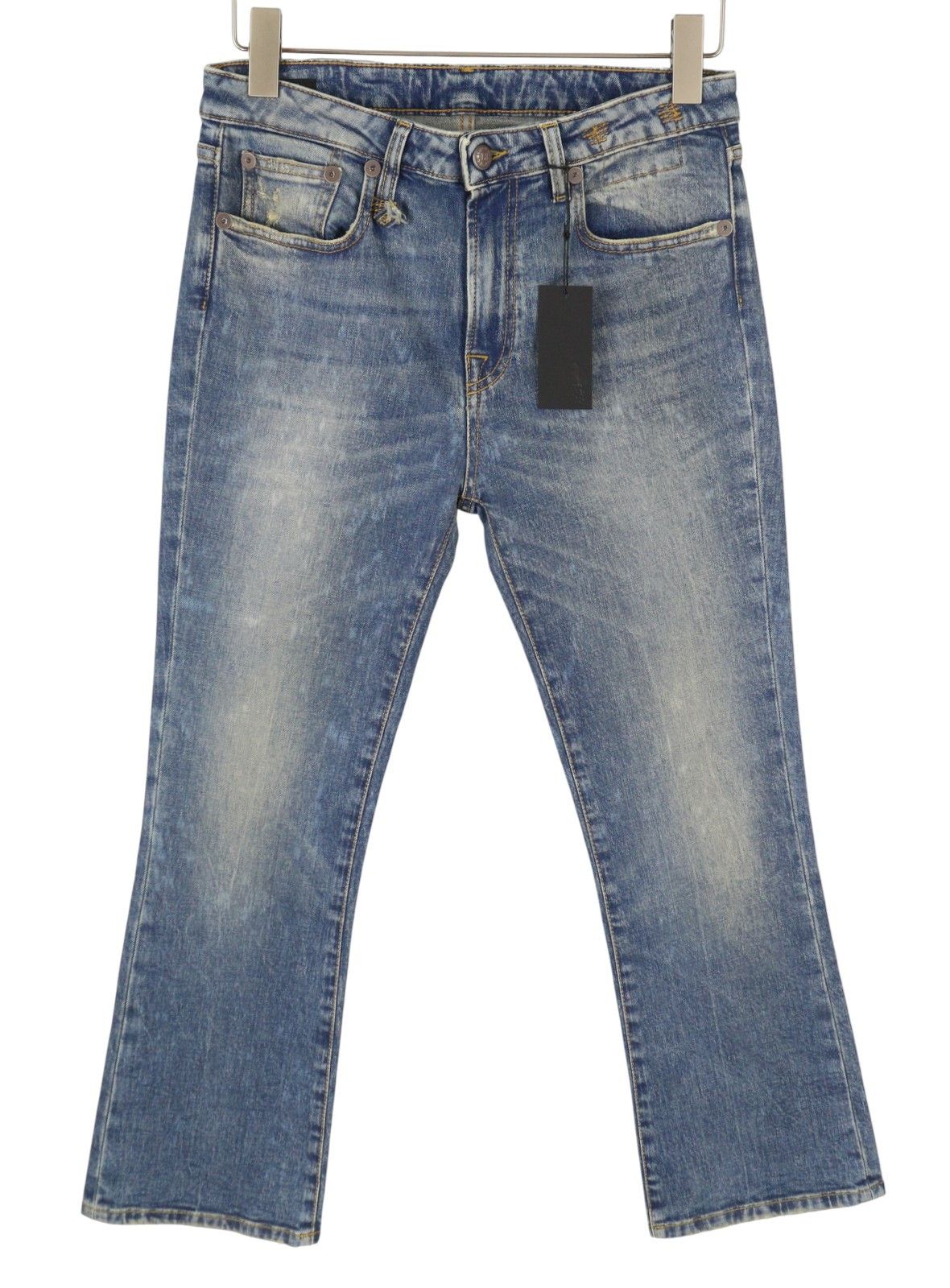 R13 KICK FIT 28 Kelly Stretch Cropped Zip 87810 Size 28" / US 6 / IT 42 - 2 Thumbnail