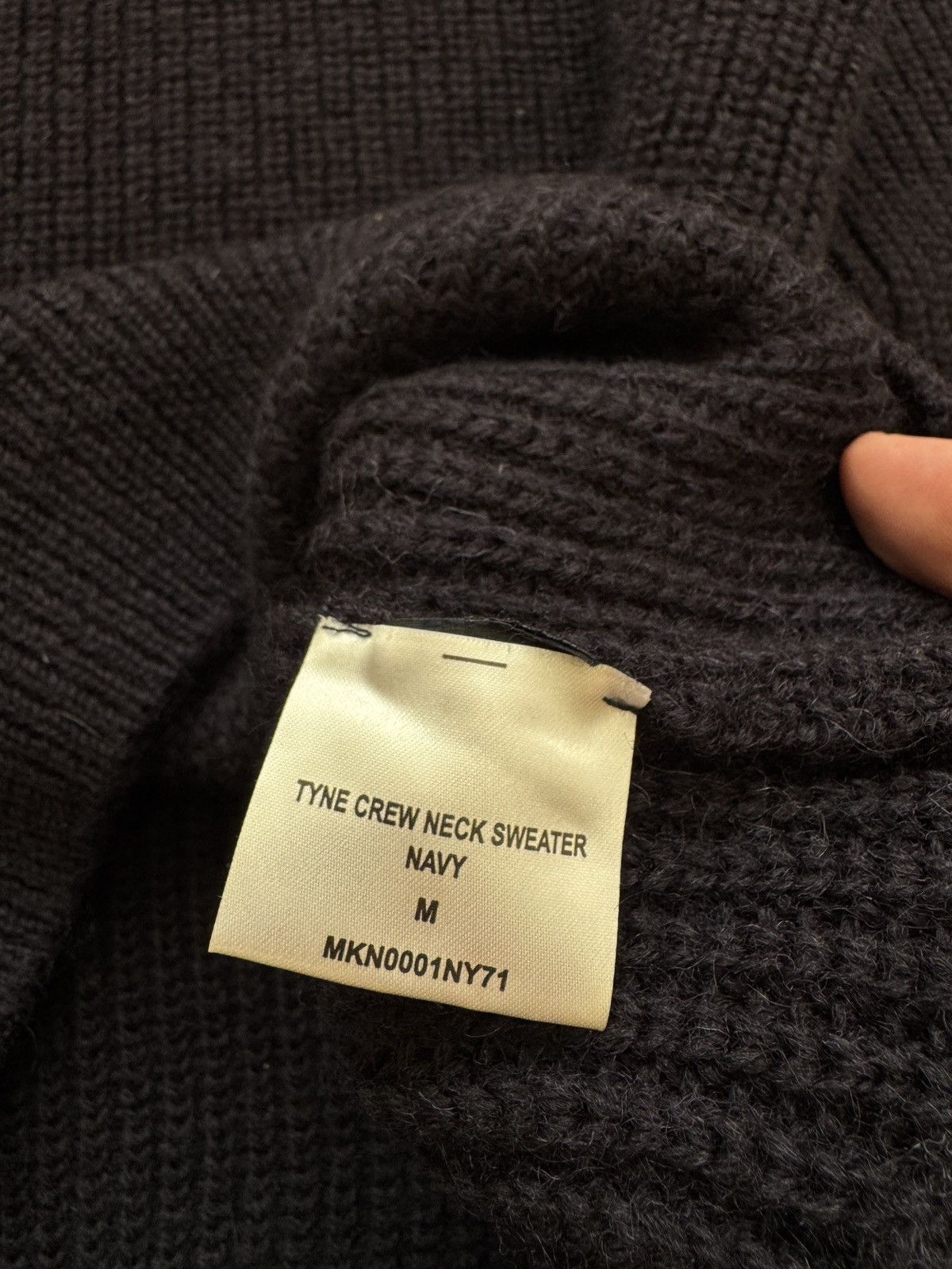 Barbour Barbour Tyne Crew Neck Knit Sweater Navy Size US M / EU 48-50 / 2 - 11 Thumbnail