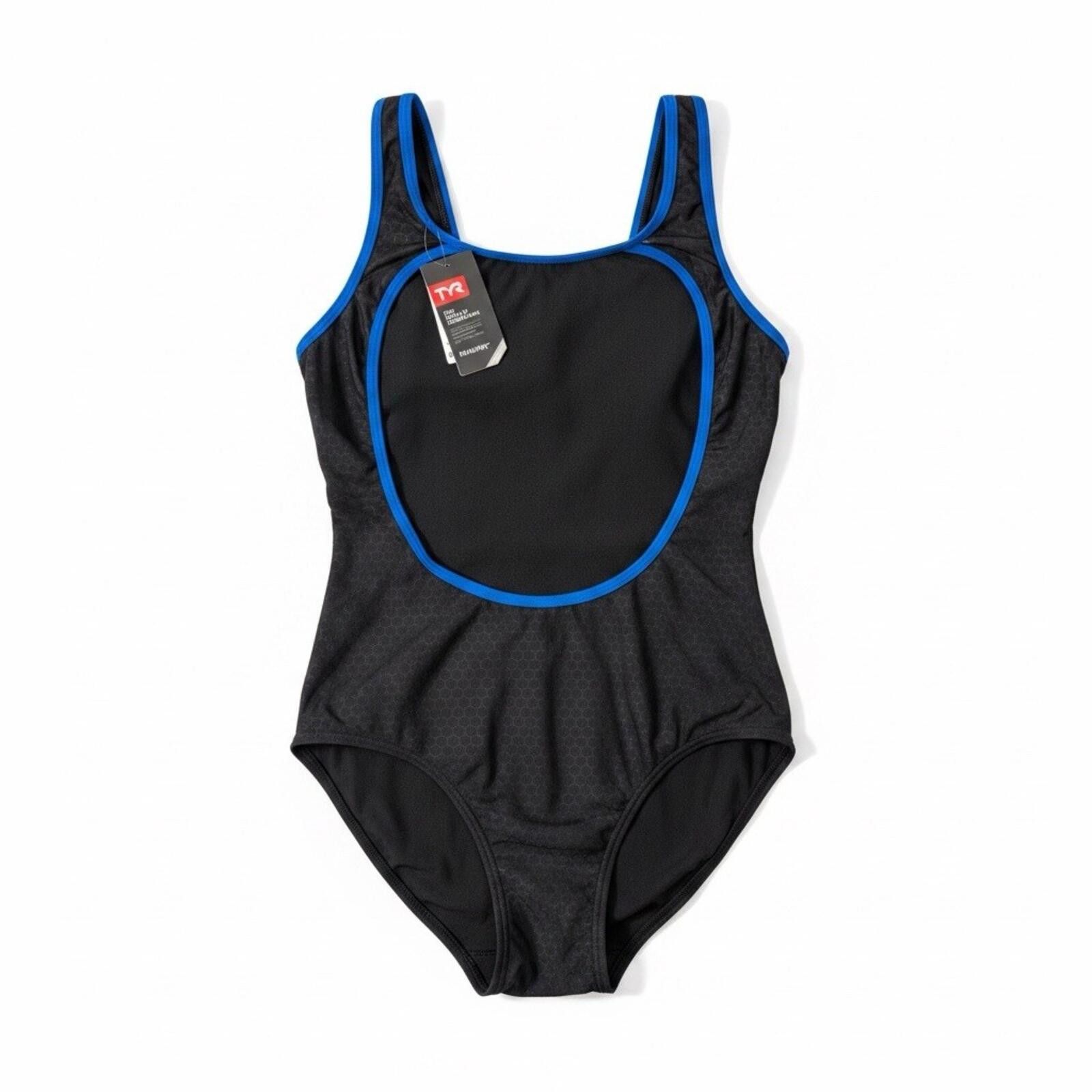 Charles Tyrwhitt TYR Durafast Elite Women Hexa Trinityfit Black/Blue Sz 38 XL Size ONE SIZE - 3 Thumbnail