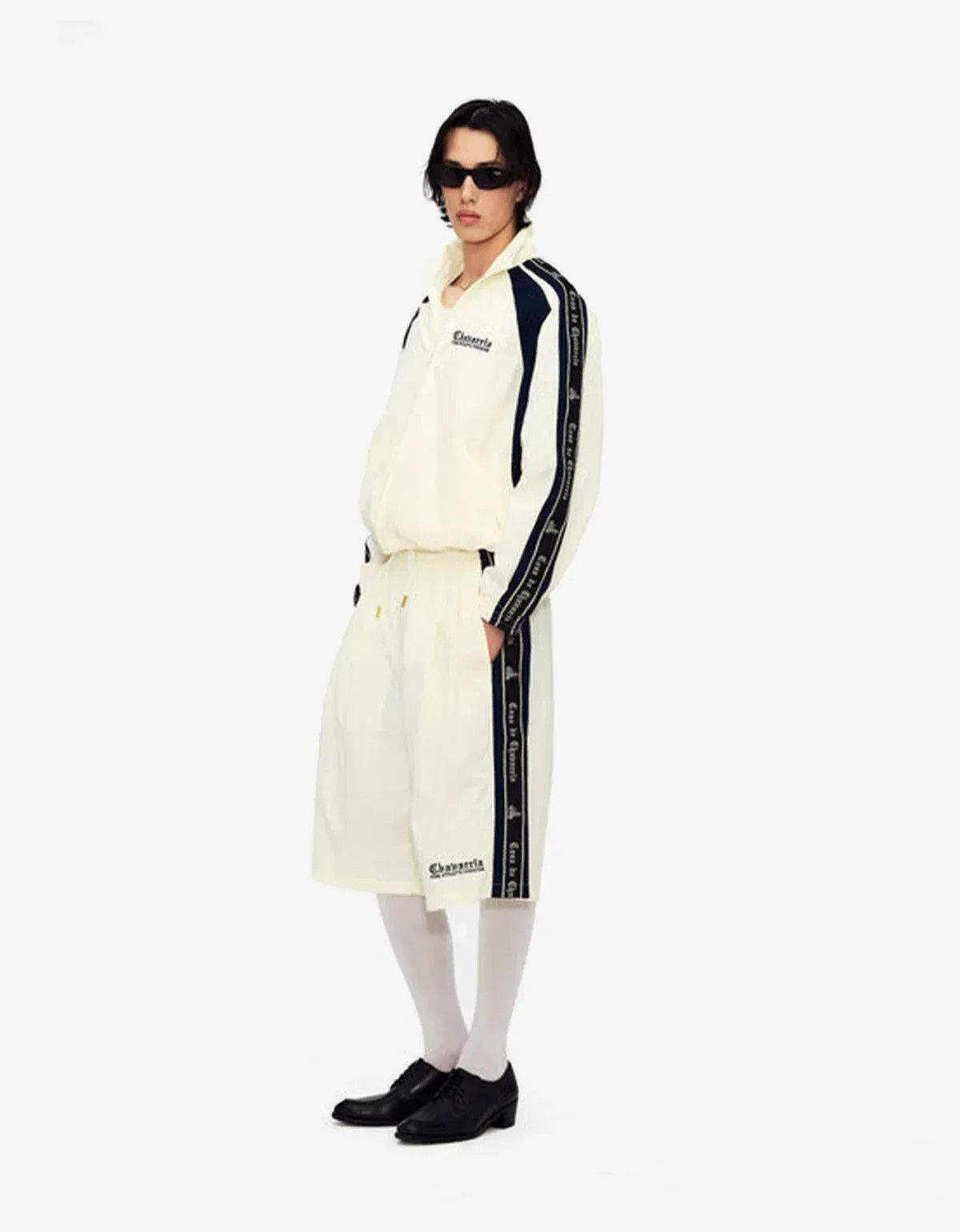 Willy Chavarria Willy Chavarria White Casa De Chavarria Tape Jacket Size US M / EU 48-50 / 2 - 4 Thumbnail