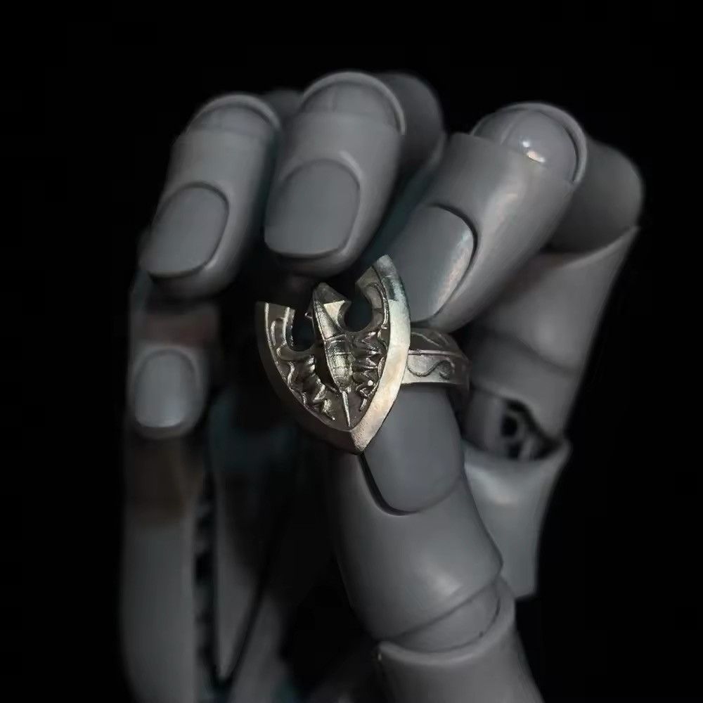 Jewelry Metal Gothic Giorno Giovanna Adjustable Ring Size ONE SIZE - 2 Thumbnail