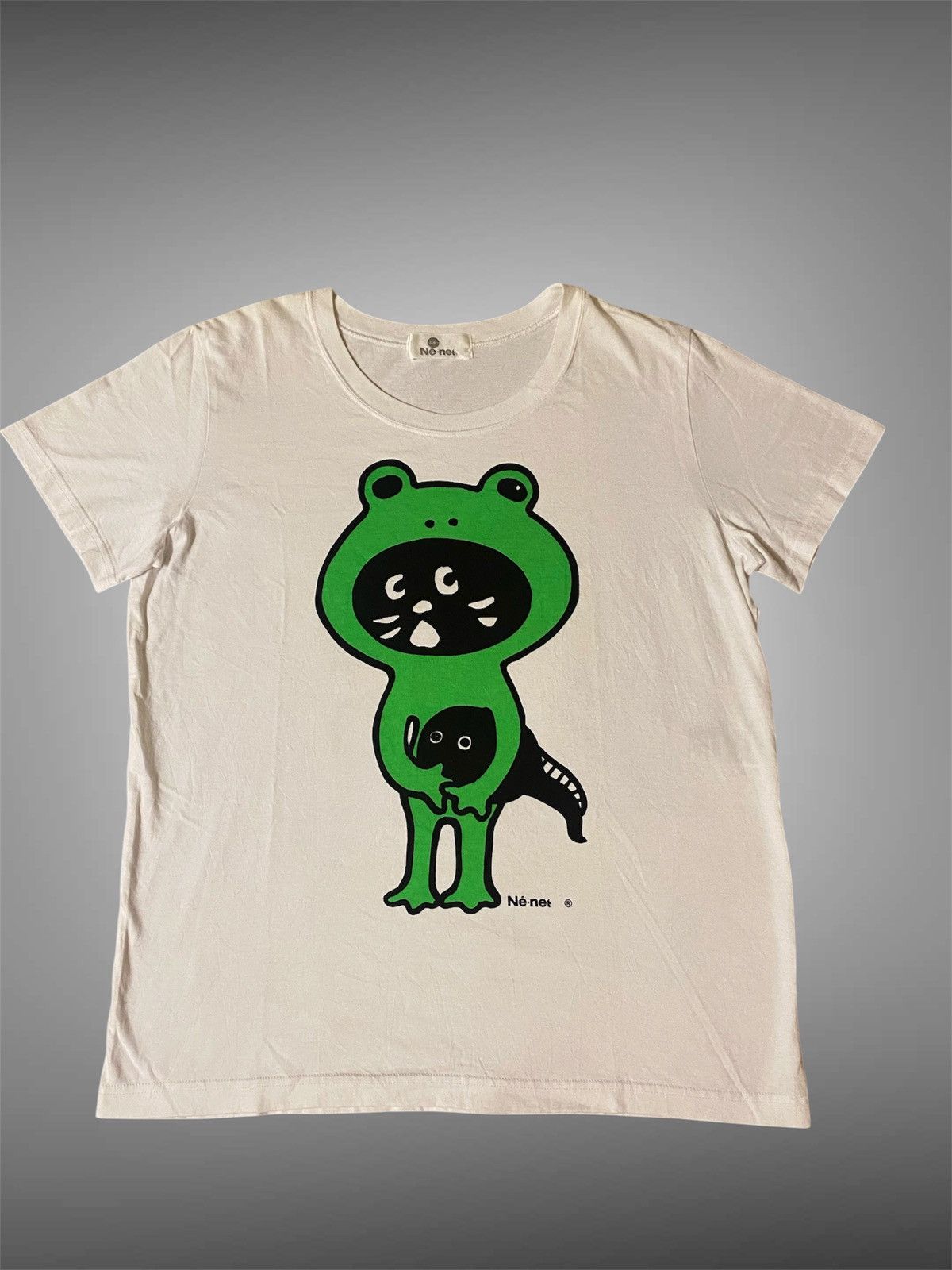 Ne-Net Nenet Issey Miyake Japanese Brand Frog Tshirt Size US M / EU 48-50 / 2 - 1 Thumbnail