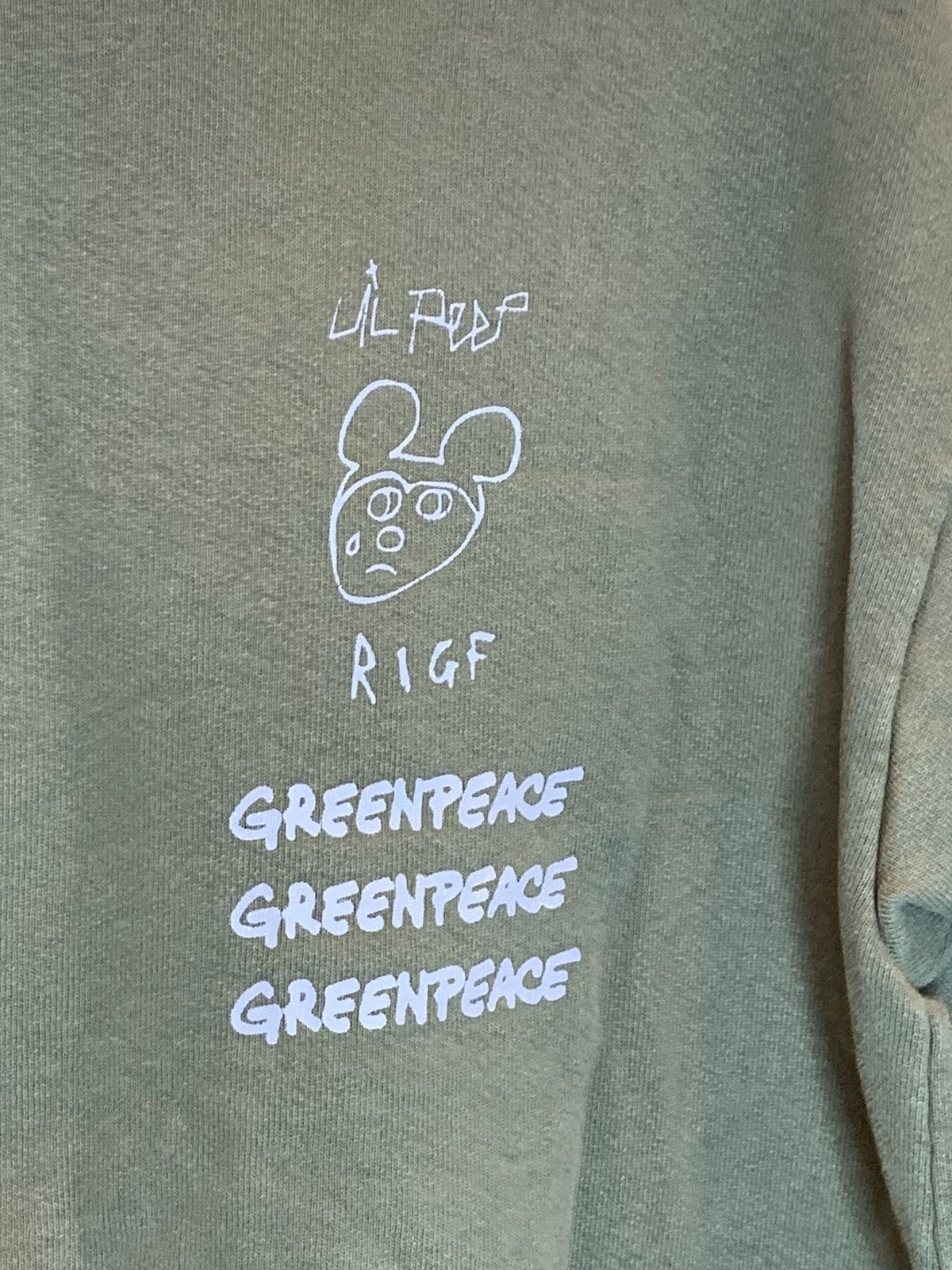 Lil Peep × ROSE IN GOOD FAITH *RARE* Lil Peep x Rose In Good Faith Greenpeace Sweatshirt Size US S / EU 44-46 / 1 - 5 Thumbnail