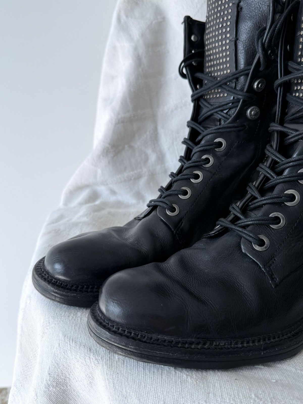 A.S.98 Avant Garde A.S. 98 14th Addiction Style High Leather Boots Size US 6 / EU 39 - 5 Thumbnail
