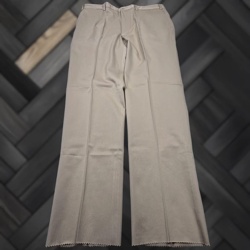 Vintage VINTAGE Pennsylvania Khakis Pants Mens 42x37 Beige Gov't Issue Flat Front NWT USA Size US 42 / EU 58 - 1 Thumbnail