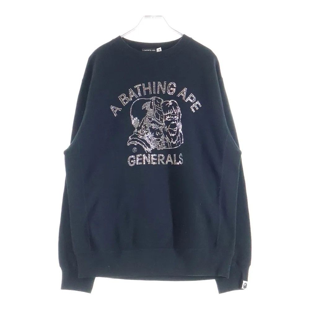 Bape A Bathing Ape General Rhinestone Sweatshirt Size US M / EU 48-50 / 2 - 1 Thumbnail