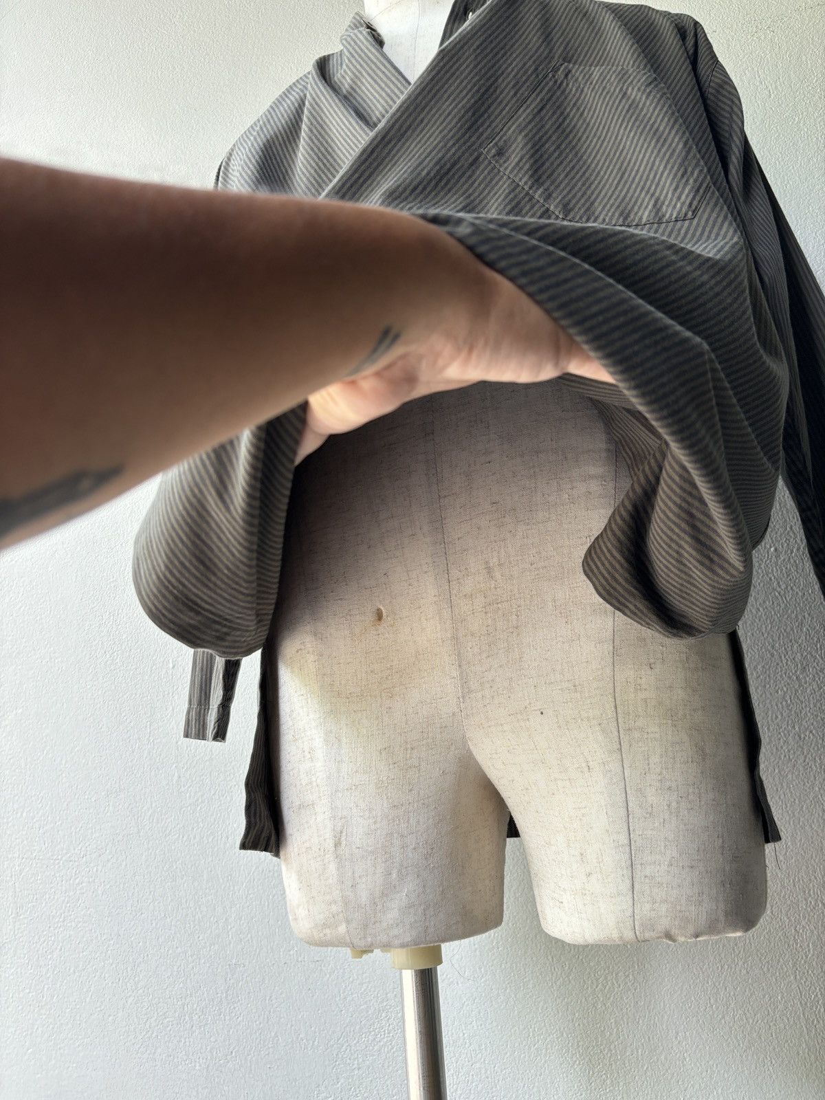 Issey Miyake Issey Miyake Permanent wrapped strips shirt. Size US M / EU 48-50 / 2 - 24 Thumbnail
