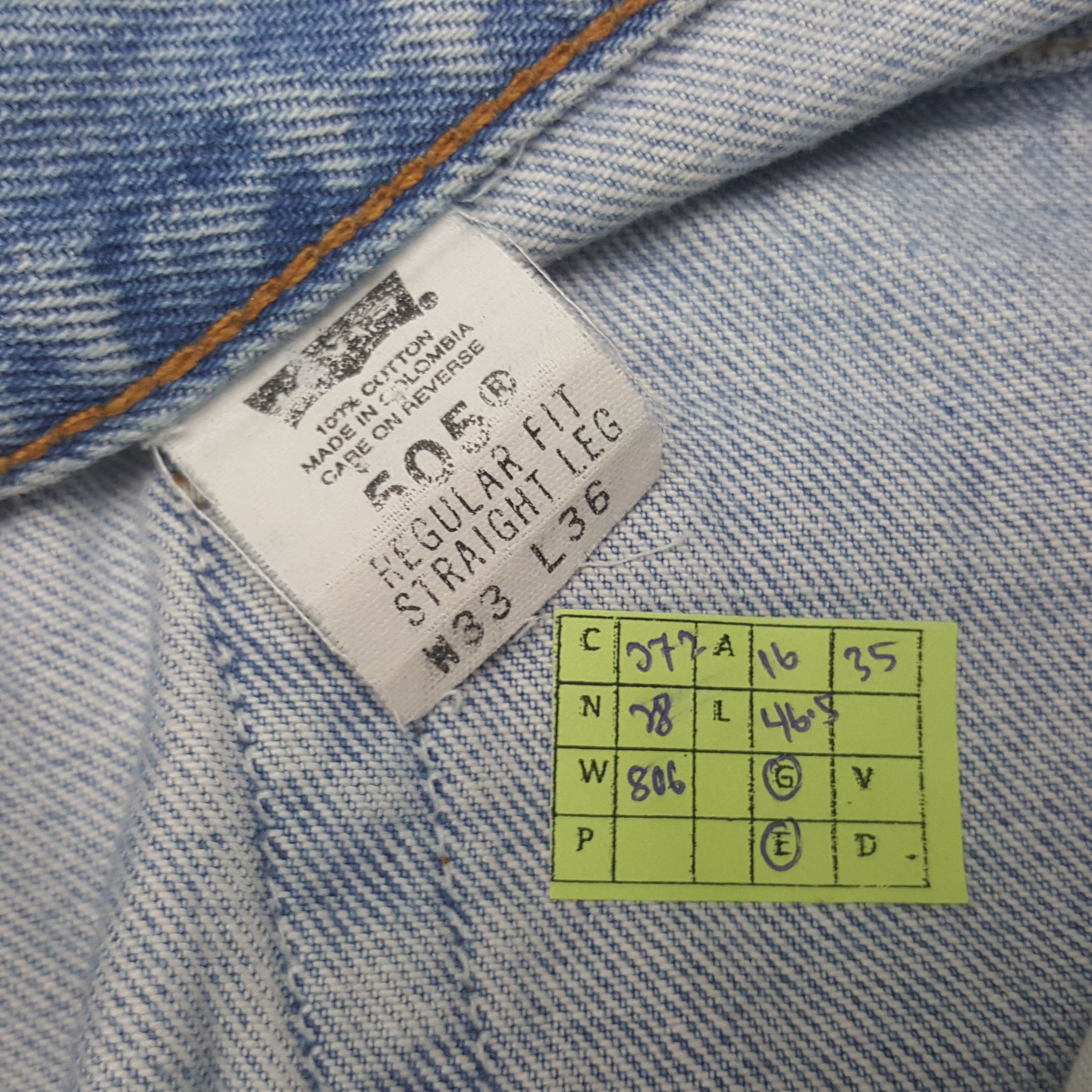 Levi's × Vintage Vintage Levi's American Distressed Style Denim Jeans Size US 32 / EU 48 - 8 Thumbnail