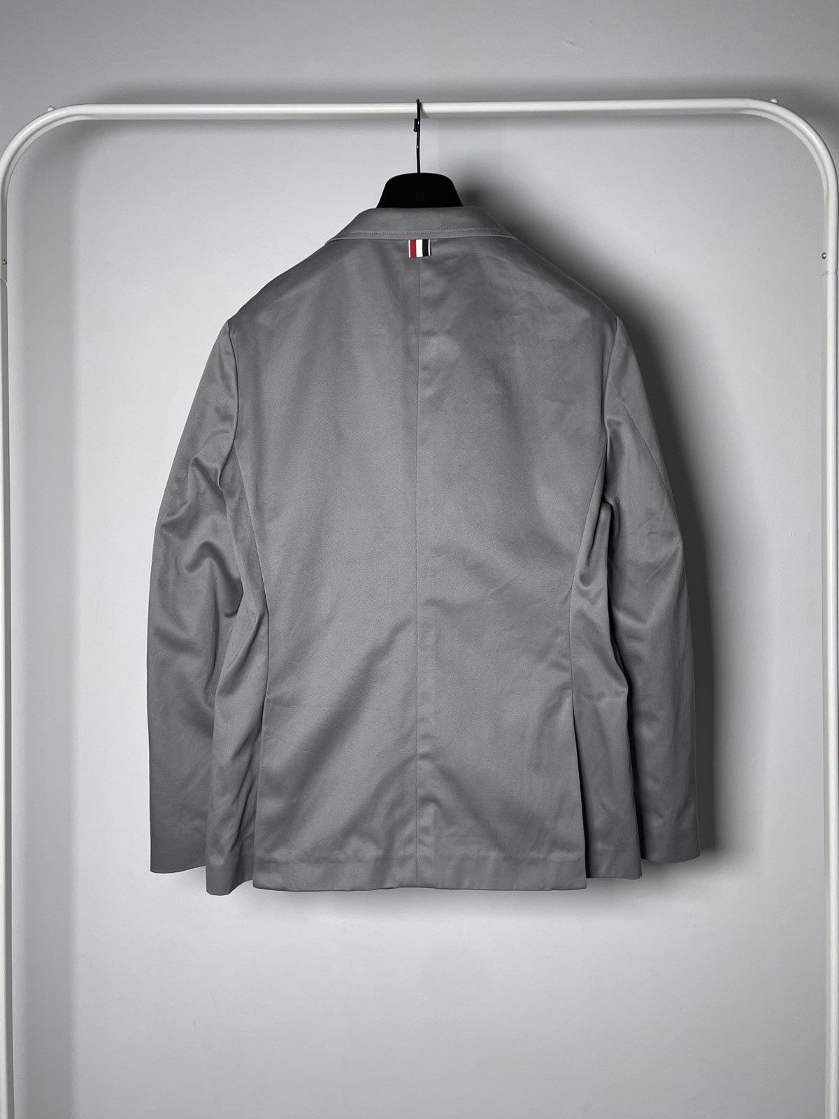 Thom Browne Thom Browne Grey Unconstructed Classic Blazer Size 48R - 2 Thumbnail