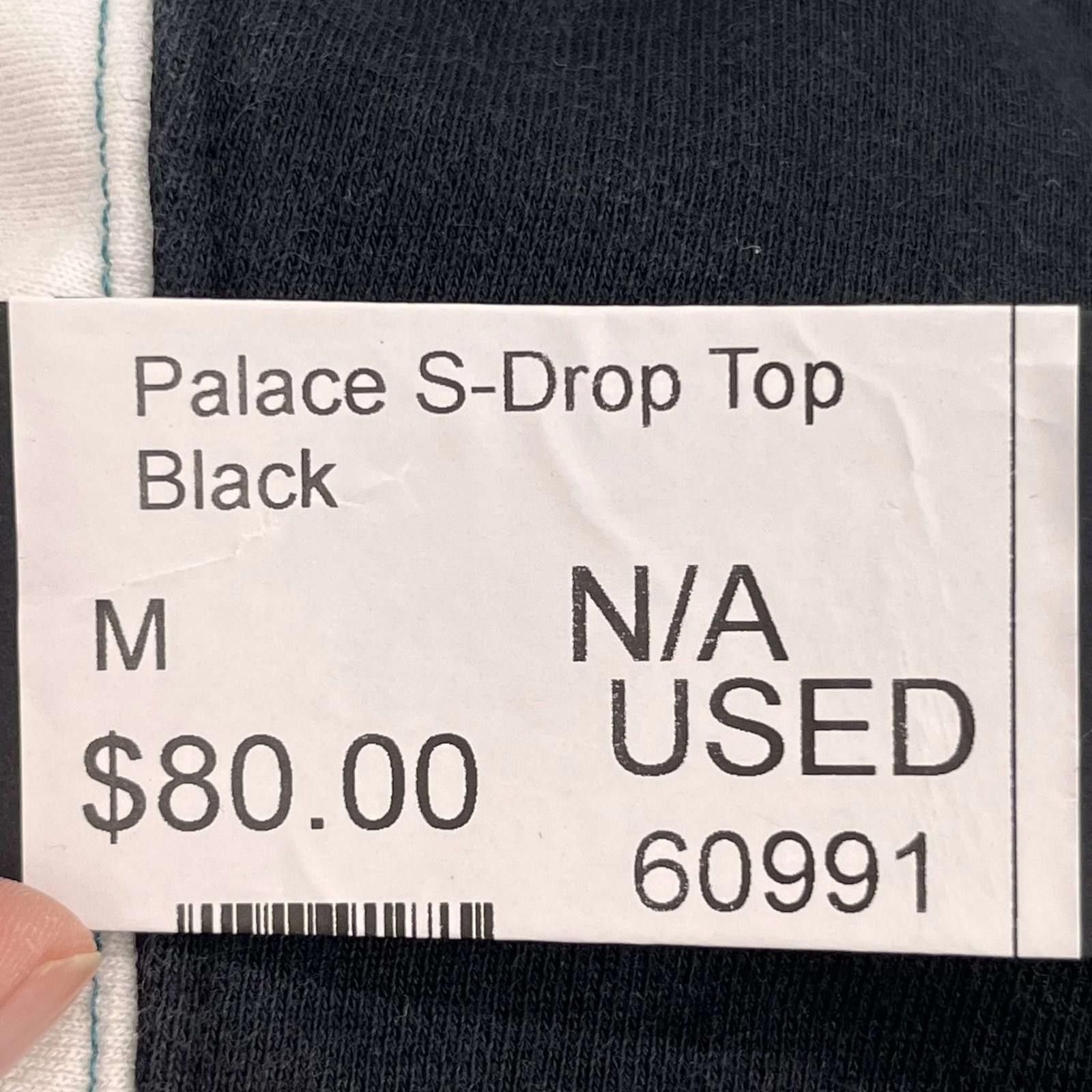 Palace Palace S-Drop Top Black M Used Size US M / EU 48-50 / 2 - 9 Thumbnail