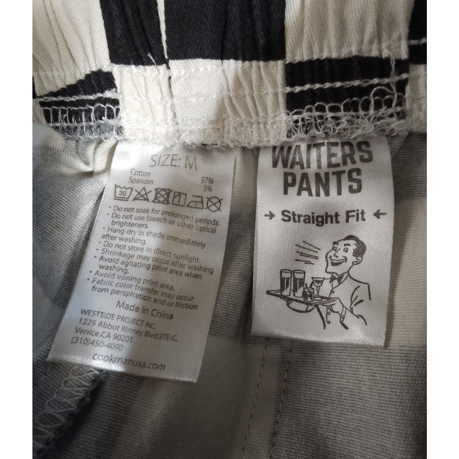 Other Cookman Chefs Wear Unsix Elastic Waist Drawstring Straight M Size 28" / US 6 / IT 42 - 10 Thumbnail