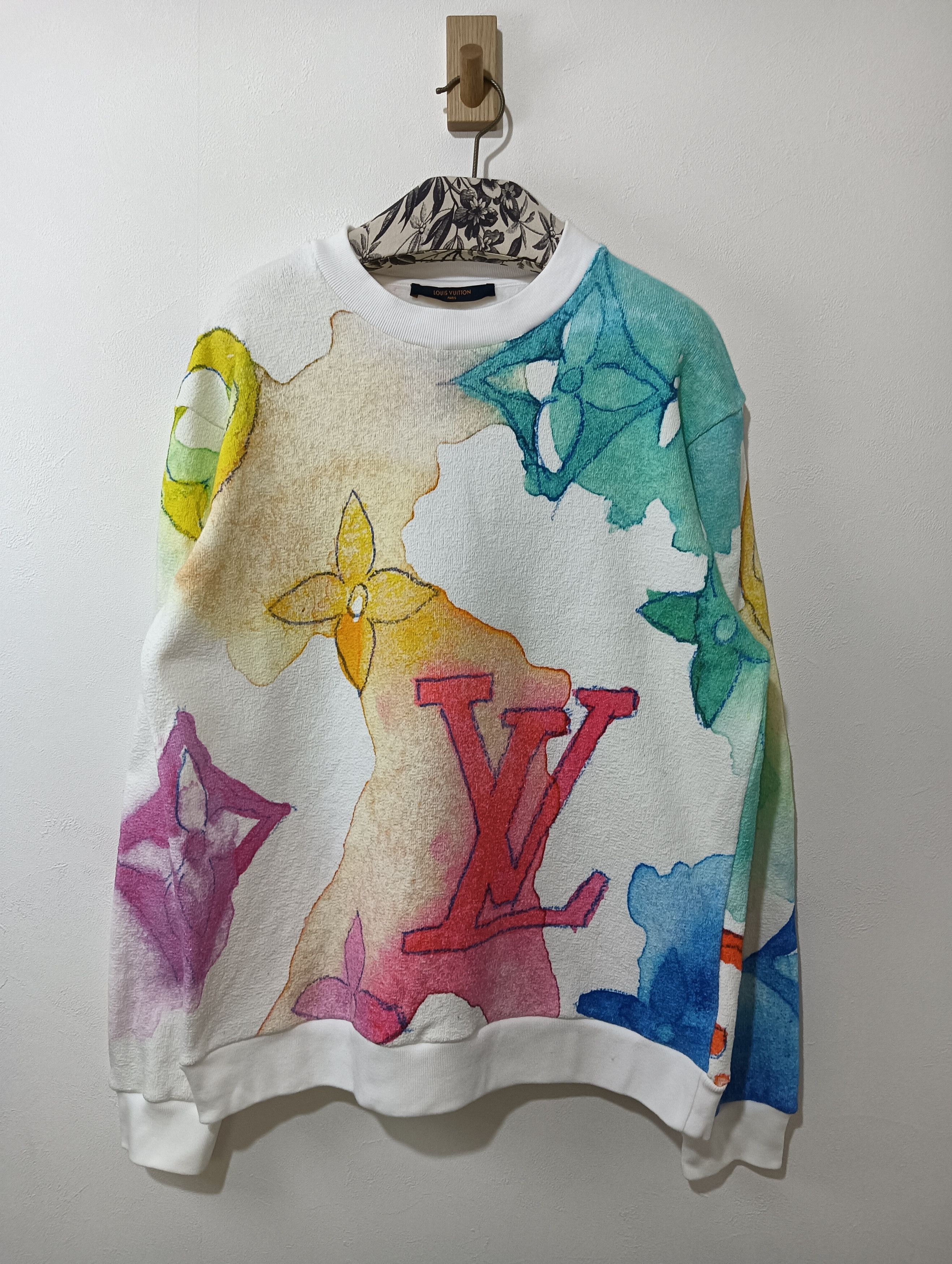 Louis Vuitton Watercolor Monogram Sweatshirt Size US M / EU 48-50 / 2 - 1 Thumbnail