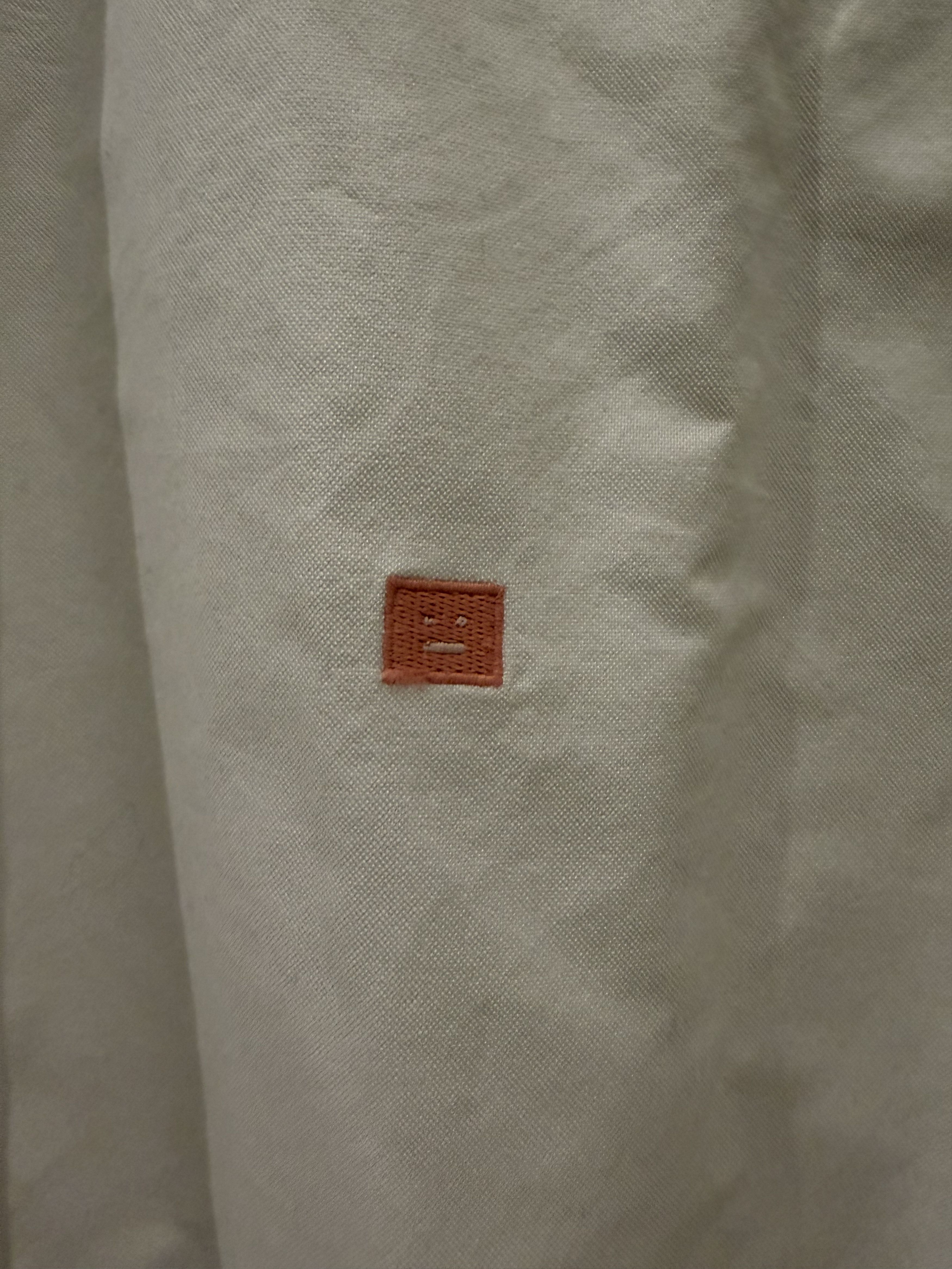 Acne Studios Acne Ohio Face Oxfort Shirt Size US M / EU 48-50 / 2 - 3 Thumbnail