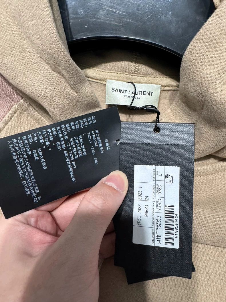 Saint Laurent Paris Saint Laurent Paris Embroidered color-block sweatshirt 2505 Size US L / EU 52-54 / 3 - 5 Thumbnail