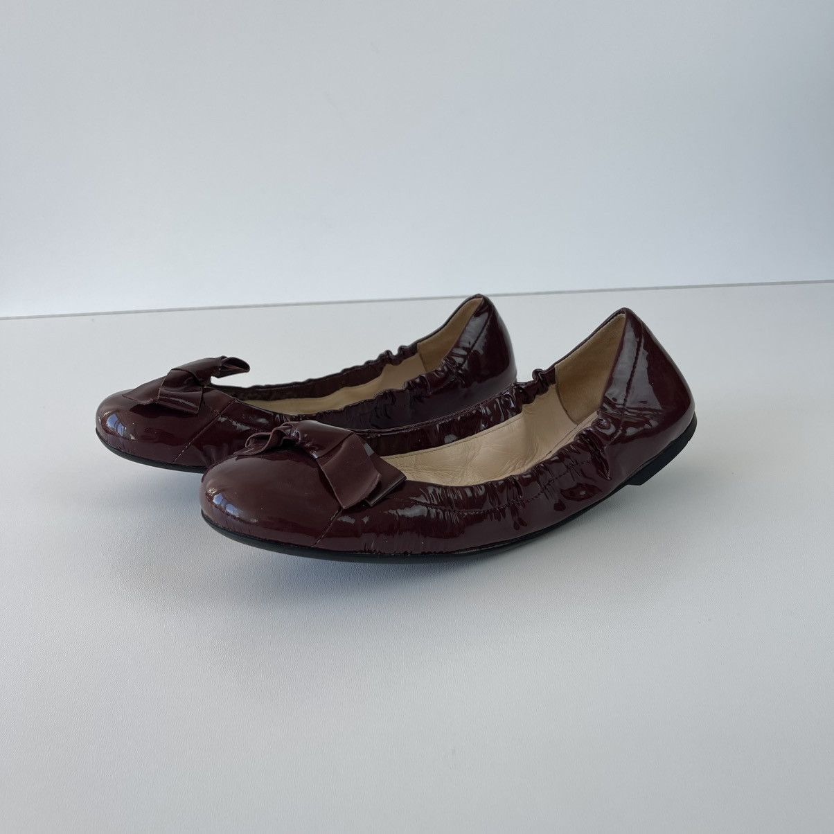 Prada Prada Milano Ballet Flats Patent Leather Ballerina Sandals Size US 9.5 / IT 39.5 - 1 Thumbnail