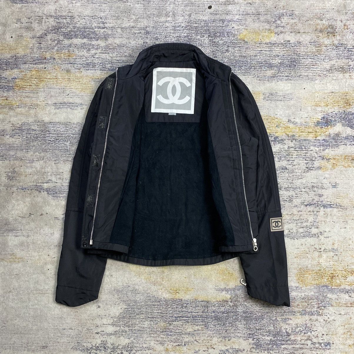 Chanel Vintage 2002 Chanel zip up jacket Size L / US 10 / IT 46 - 11 Thumbnail