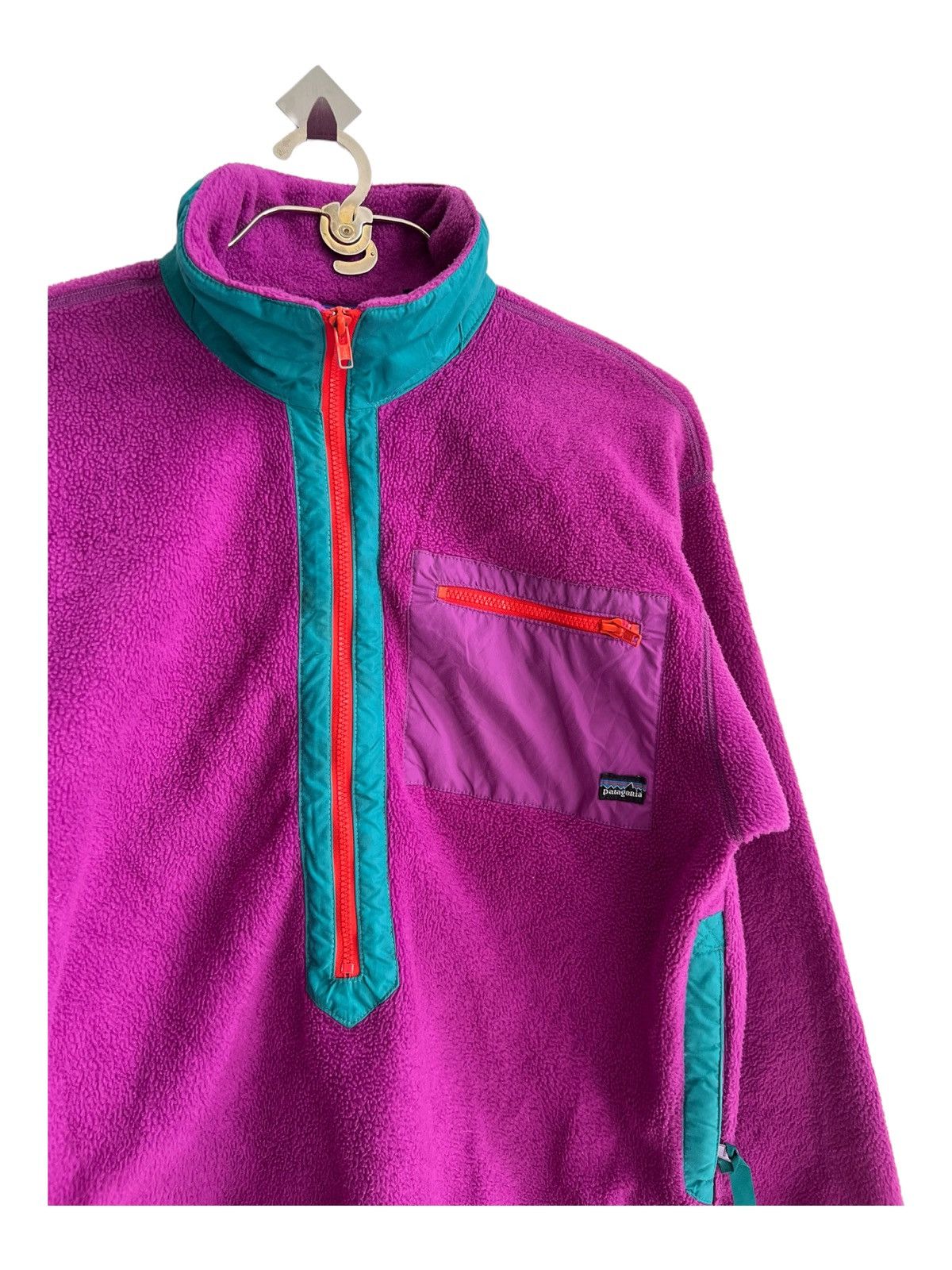 Patagonia 1980s Patagonia Retro X Pocket Half Zipper Fleece Sweater Size US S / EU 44-46 / 1 - 4 Thumbnail