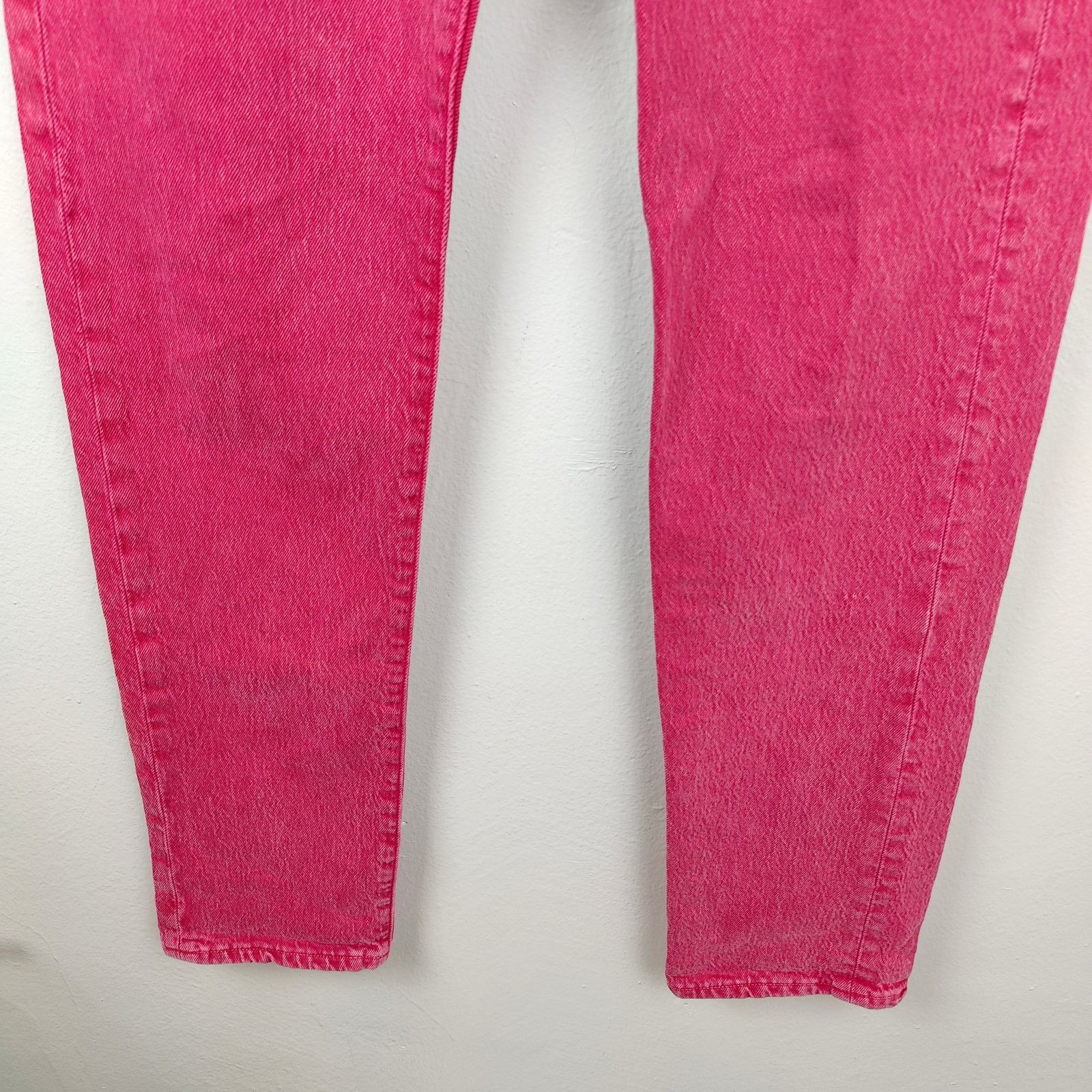 Levi's Levi's Made and Crafted 502 Jeans Mens 30x34 Red Pink Pink Size US 30 / EU 46 - 4 Thumbnail