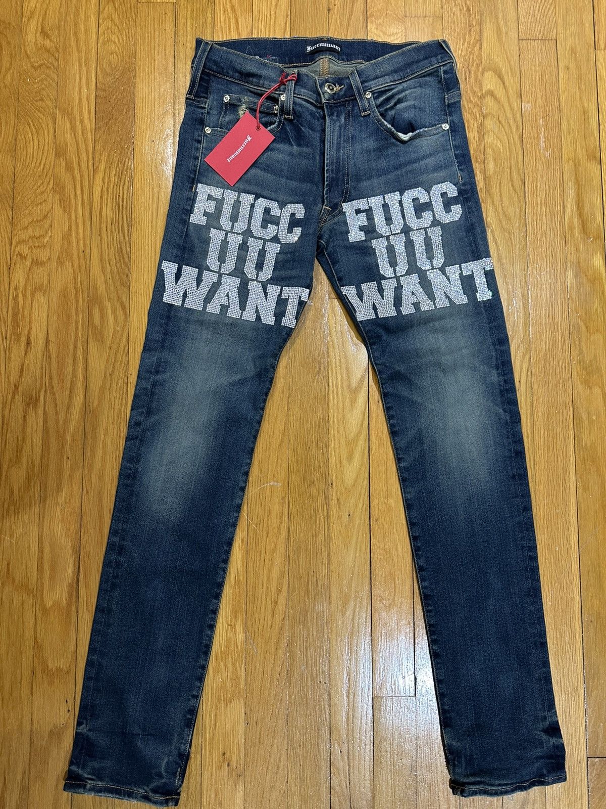Other FUCCUUWANT BUSSDOWN JEAN - New/Unworn Size US 28 / EU 44 - 1 Thumbnail