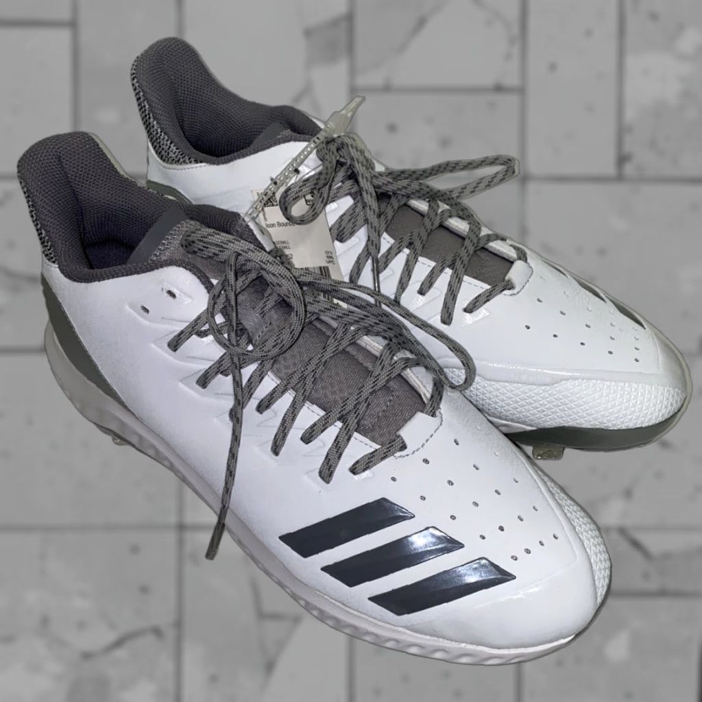 Adidas Adidas SPG 753001 Baseball Softball Cleats Men's Size 13 White Silver Size US 15 / EU 48 - 1 Thumbnail