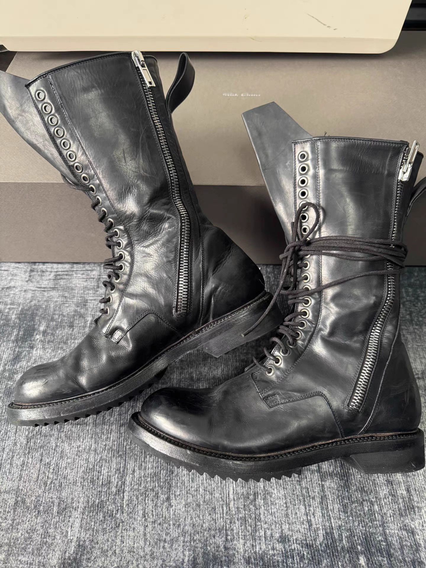 Rick Owens Rick Owens mainline heavy-duty high-top boots Size US 8 / EU 41 - 4 Thumbnail