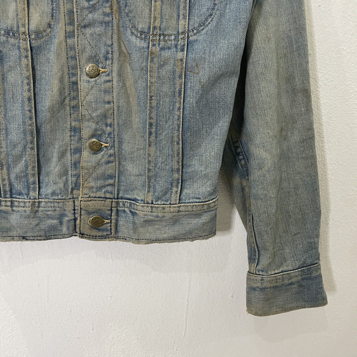 Japanese Brand × Lee Vintage 90s LEE Denim Jacket Size M / US 6-8 / IT 42-44 - 2 Thumbnail