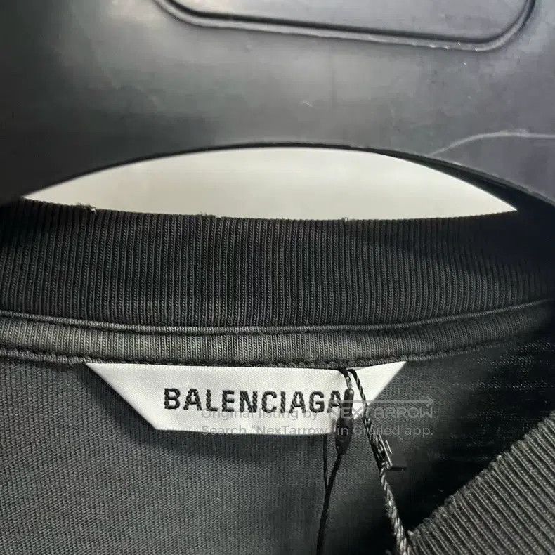 Balenciaga Balenciaga Black jersey five-sixth sleeve short sleeve T-s Size US S / EU 44-46 / 1 - 2 Thumbnail